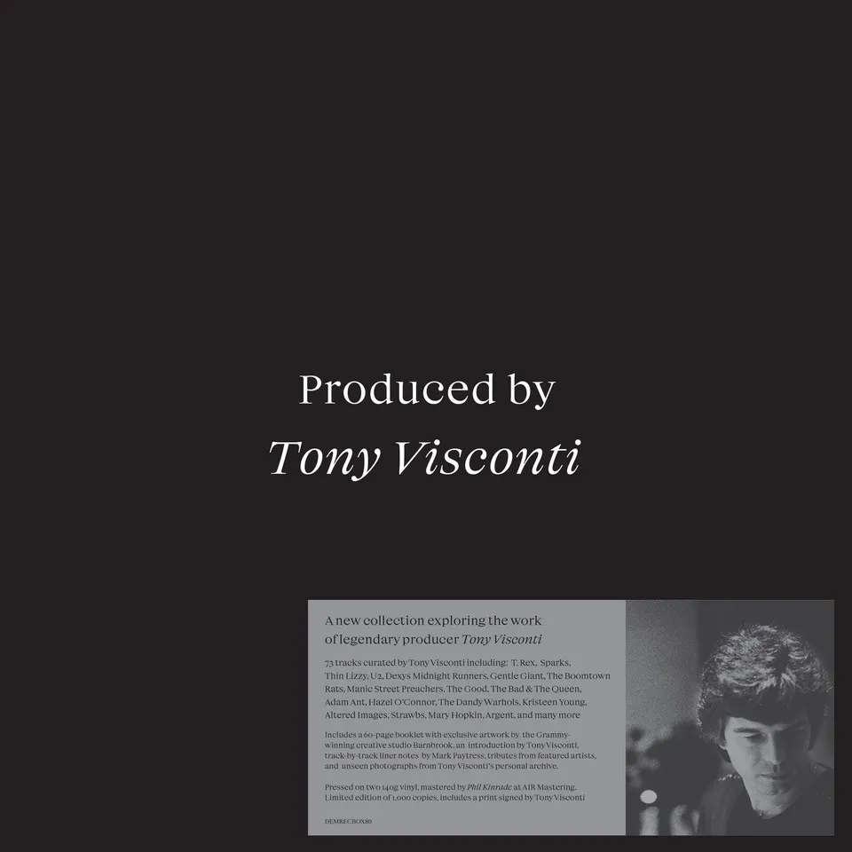 Album artwork for Produced By Tony Visconti by Various