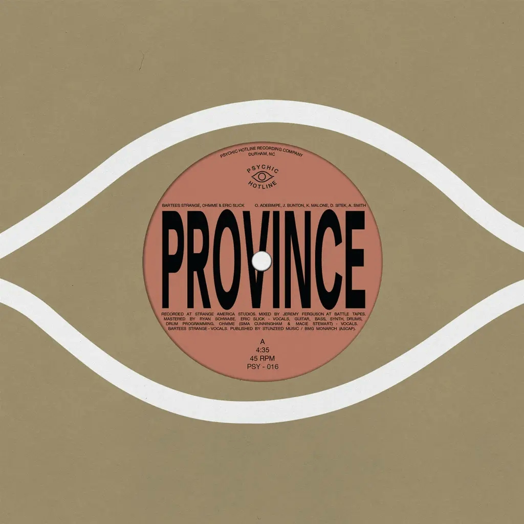 Album artwork for Province / Ever New by Bartees Strange, Ohmme and Eric Slick / Anjimile