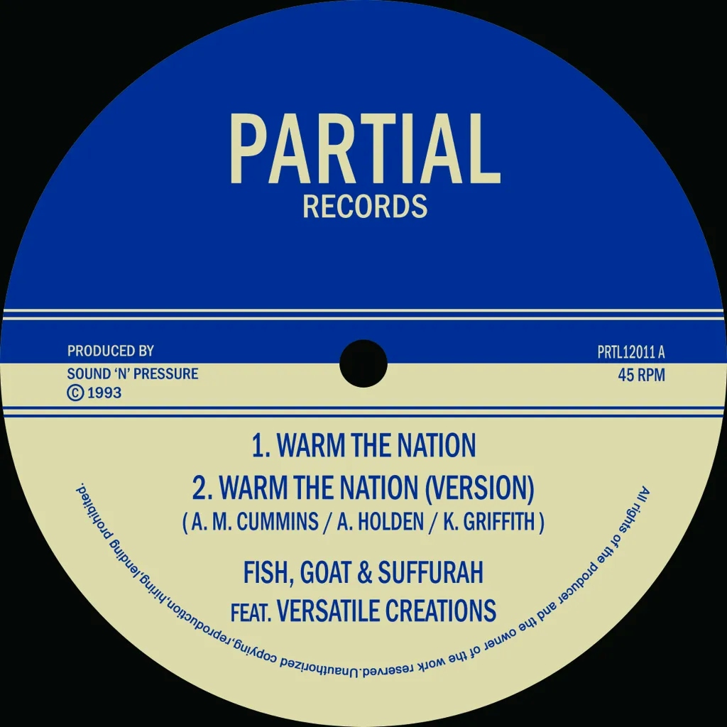 Album artwork for Warm the Nation by Fish Goat and Suffurah Featuring Versatile Creations 
