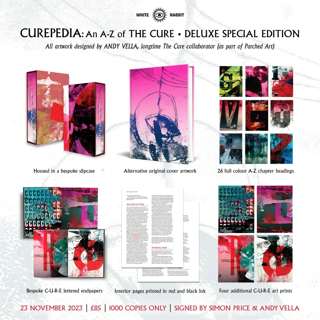 Album artwork for Curepedia: An A-Z of The Cure by Simon Price