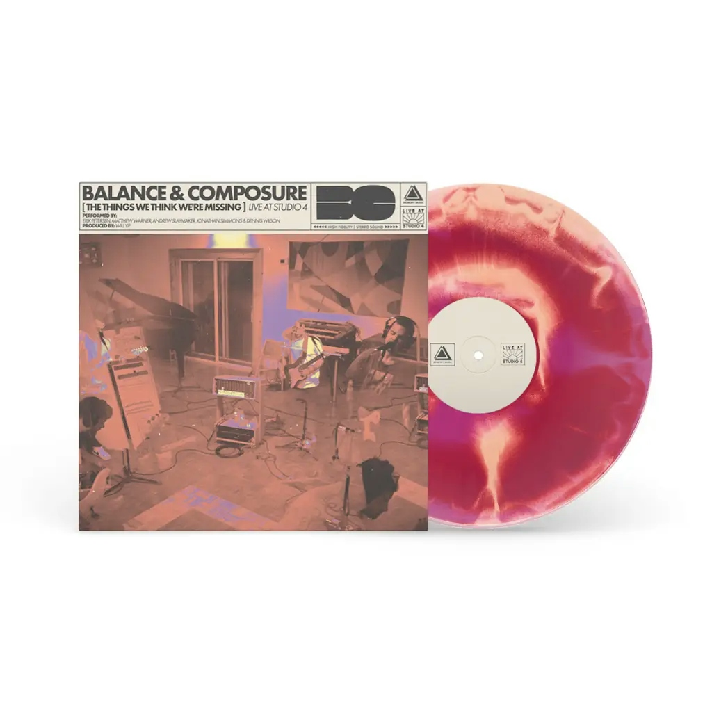 Album artwork for The Things We Think We're Missing Live at Studio 4 by Balance and Composure