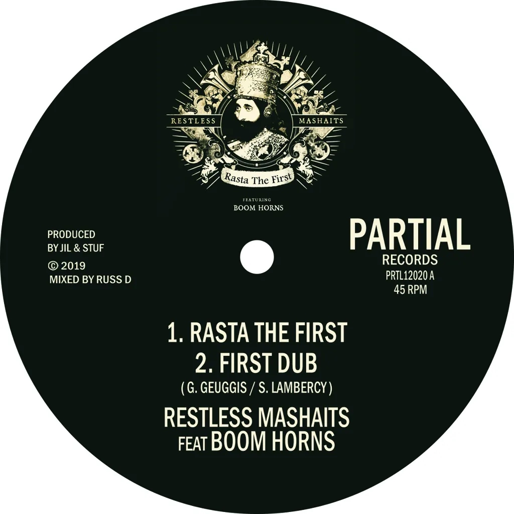 Album artwork for Rasta the First by Restless Mashaits Featuring Boom Horns