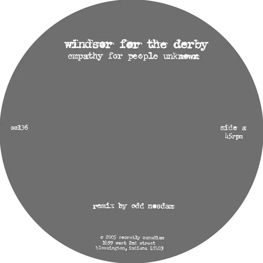 Album artwork for Empathy for People Unknown (remix)/Gunboats by Windsor For The Derby
