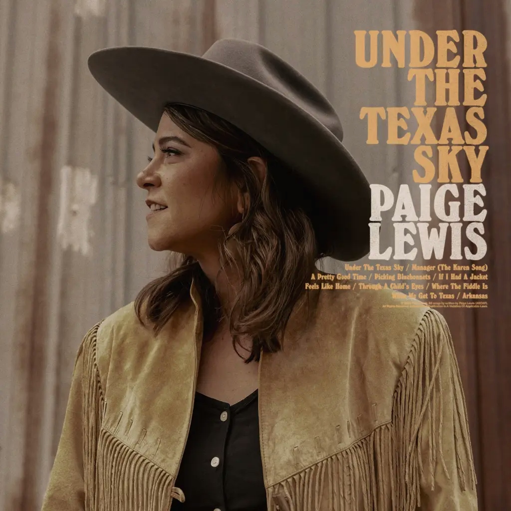 Album artwork for Under The Texas Sky by Paige Lewis