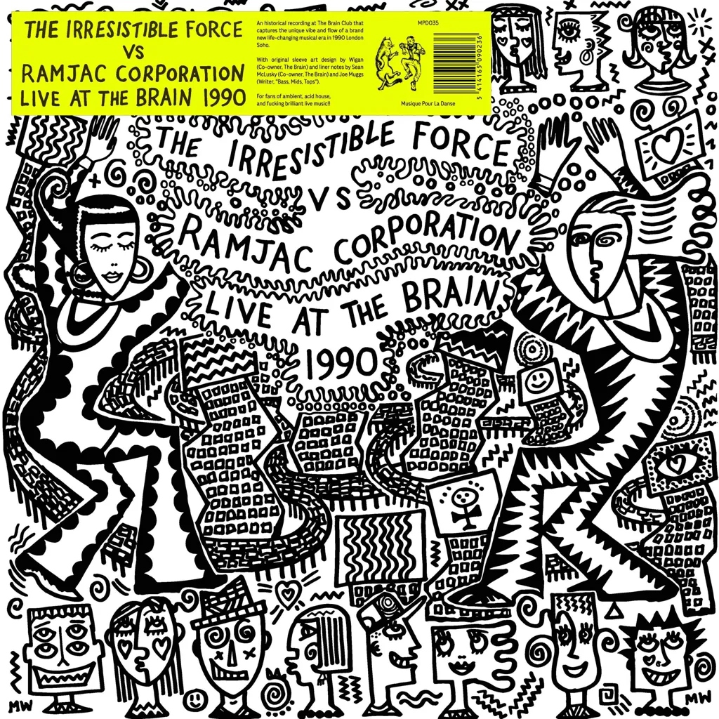 Album artwork for Live at the Brain 1990 by The Irresistible Force vs Ramjac Corporation