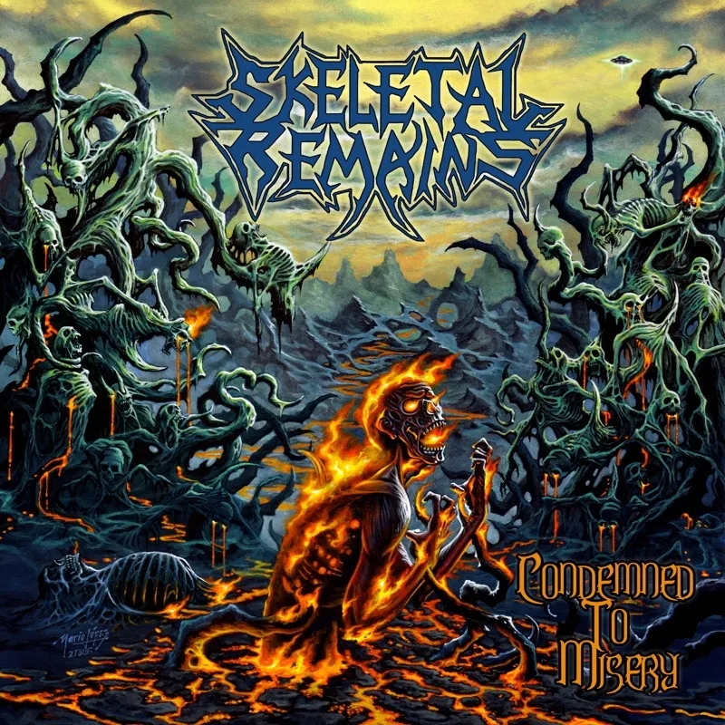 Album artwork for Condemned To Misery -  2021 Re-issue by Skeletal Remains