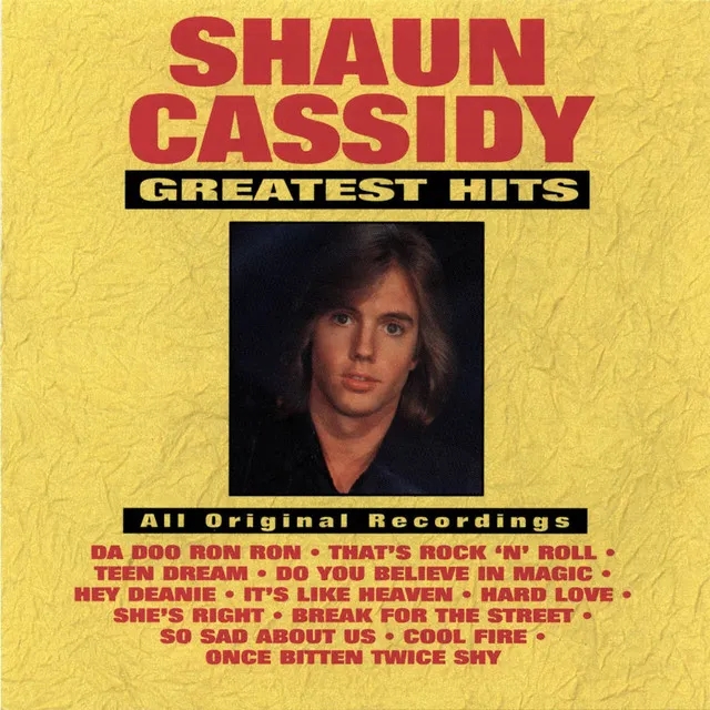 Album artwork for Greatest Hits by Shaun Cassidy