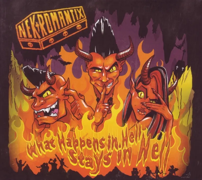 Album artwork for What Happens In Hell,Stays In Hell by Nekromantix