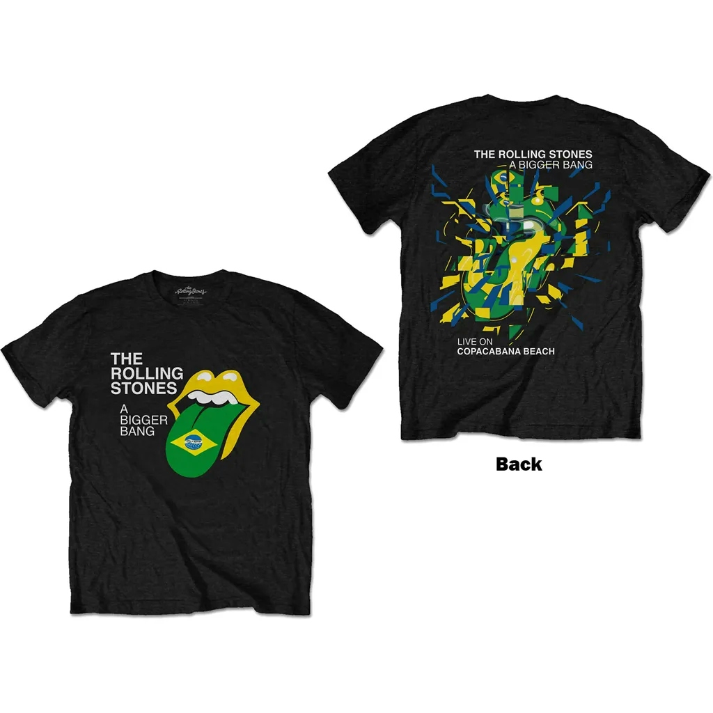 Album artwork for Unisex T-Shirt Bigger Bang - Brazil '80 Back Print by The Rolling Stones
