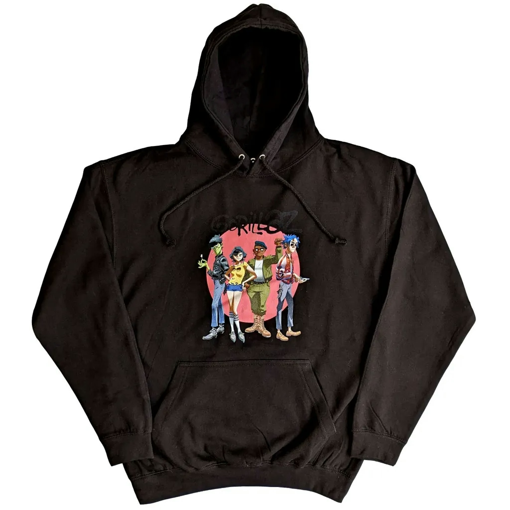 Album artwork for Unisex Pullover Hoodie Group Circle Rise by Gorillaz