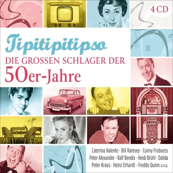 Album artwork for TIPITIPITIPSO-DIE GROßEN SCHLAGER DER 50ER-JAHRE by Various