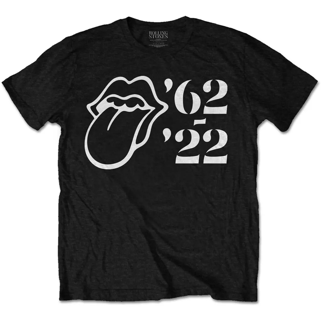 Album artwork for Unisex T-Shirt Sixty Outline '62 - '22 by The Rolling Stones