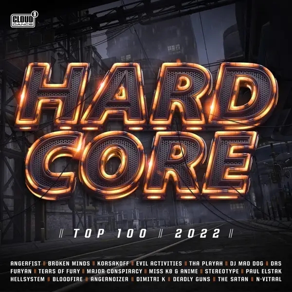Album artwork for Hardcore Top 100 - 2022 by Various
