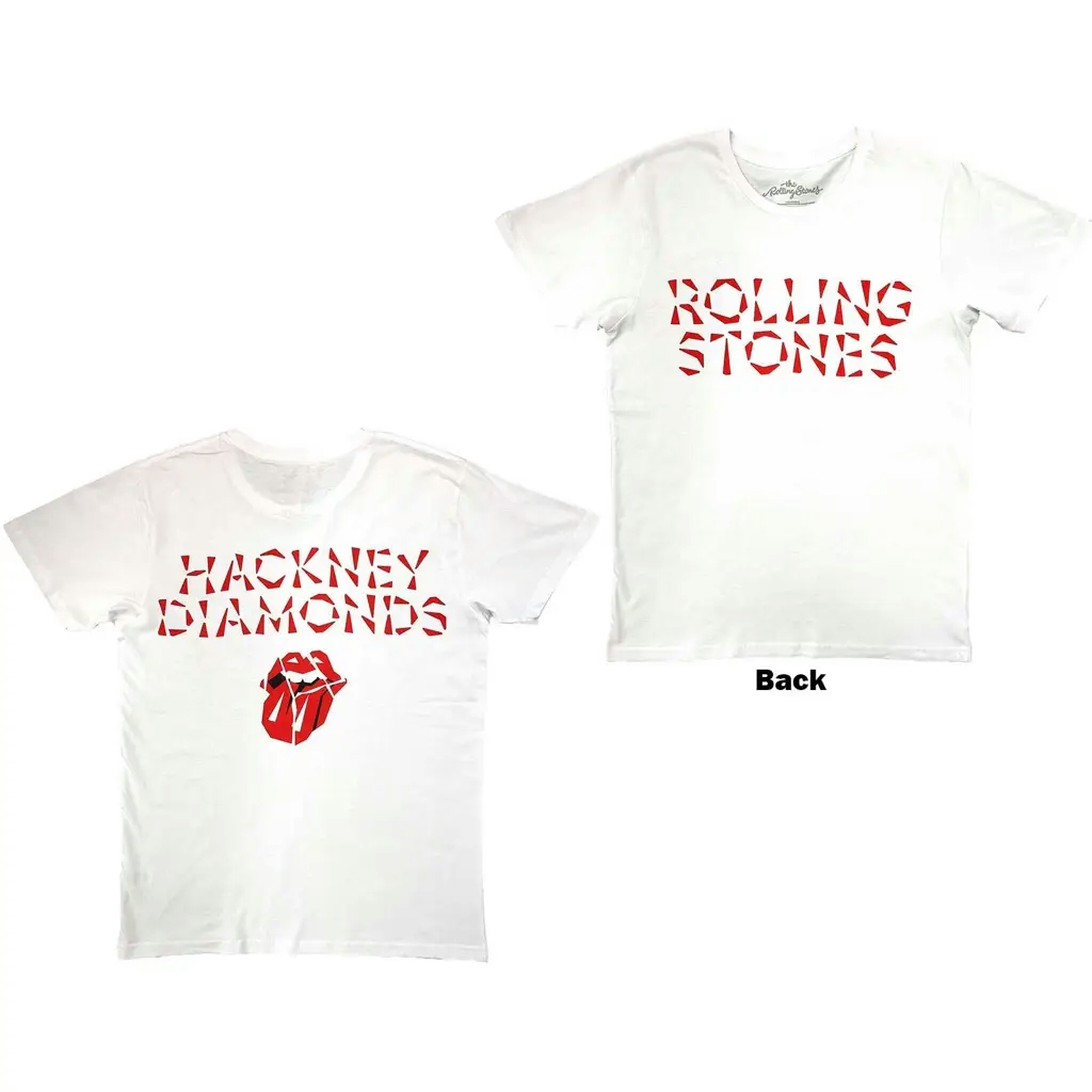 Album artwork for The Rolling Stones Unisex T-Shirt: Hackney Diamonds (Back Print)  Hackney Diamonds Short Sleeves by The Rolling Stones