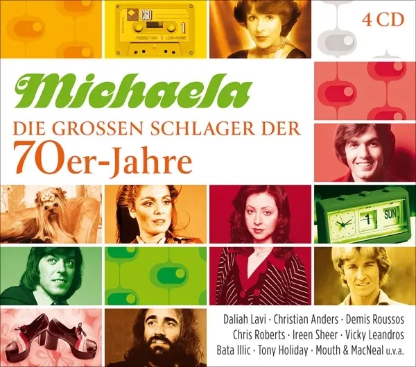 Album artwork for MICHAELA-DIE GROßEN SCHLAGER DER 70ER-JAHRE by Various