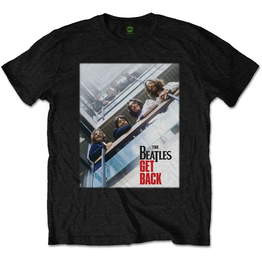 Album artwork for Unisex T-Shirt Get Back Poster by The Beatles