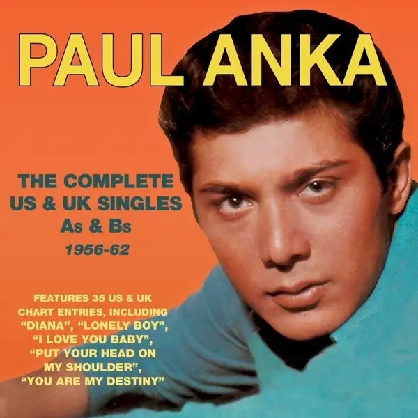 Album artwork for Complete Us & UK Singles A's & B's 1956-62 by Paul Anka
