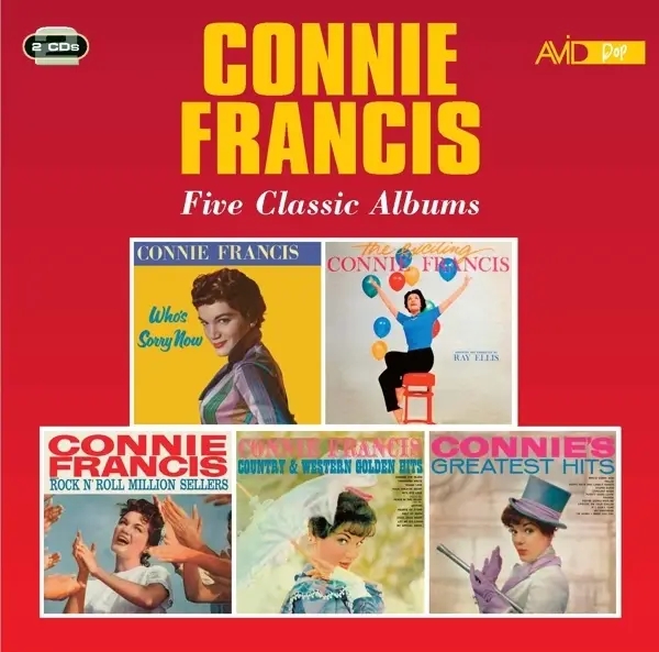Album artwork for Five Classic Albums by Connie Francis