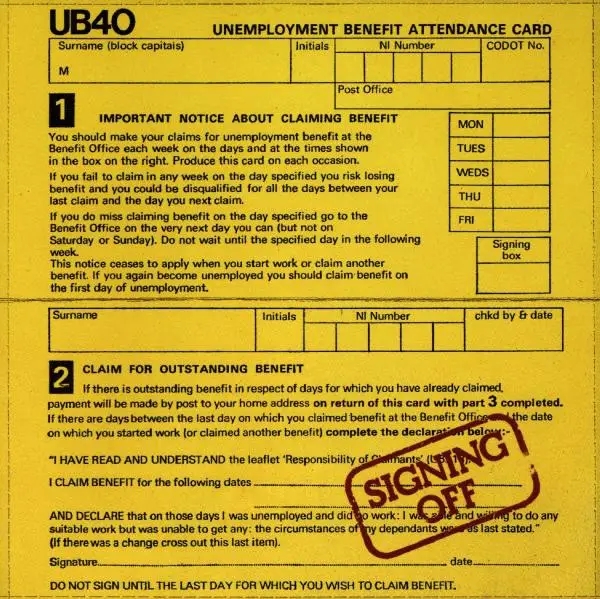 Album artwork for Signing Off by UB40