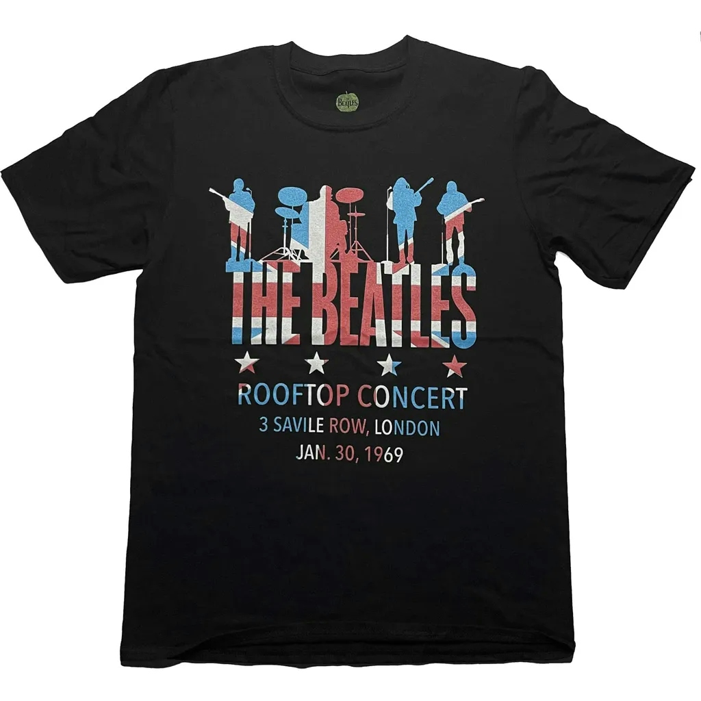 Album artwork for Unisex T-Shirt Rooftop Flag by The Beatles