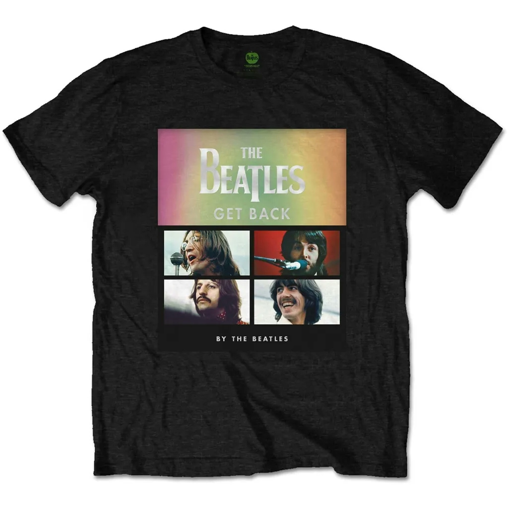 Album artwork for Unisex T-Shirt Album Faces Gradient Silver Style Printing by The Beatles