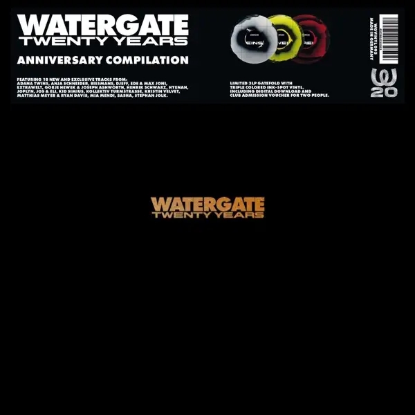 Album artwork for Watergate 20 Years by Various