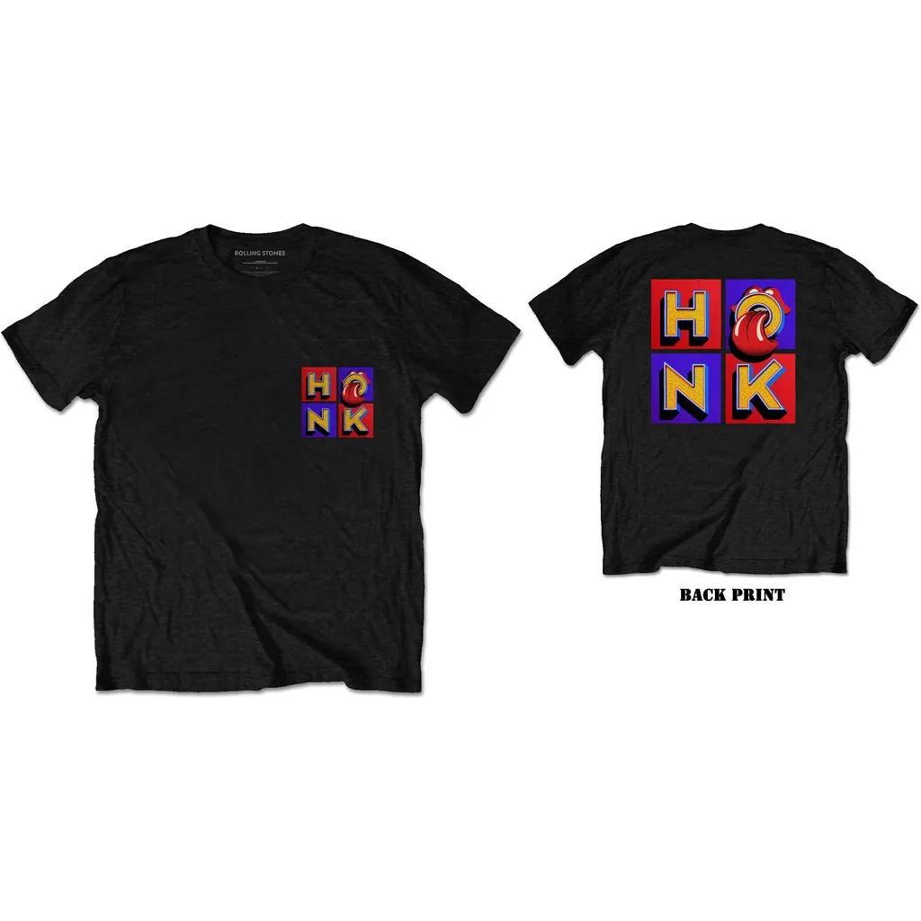 Album artwork for Unisex T-Shirt Honk Album F&B Back Print by The Rolling Stones
