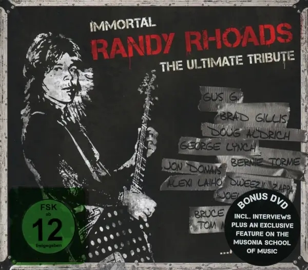 Album artwork for Immortal Randy Rhoads-Ultimate Tribute by Various
