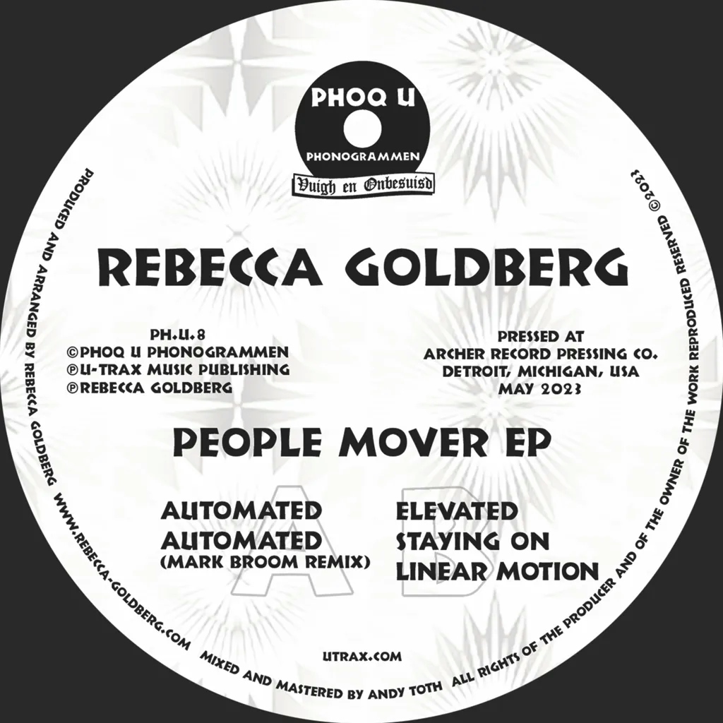 Album artwork for People Mover EP by Rebecca Goldberg