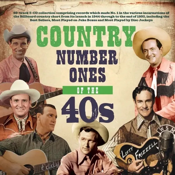 Album artwork for The Country No. 1s Of The '40s by Various
