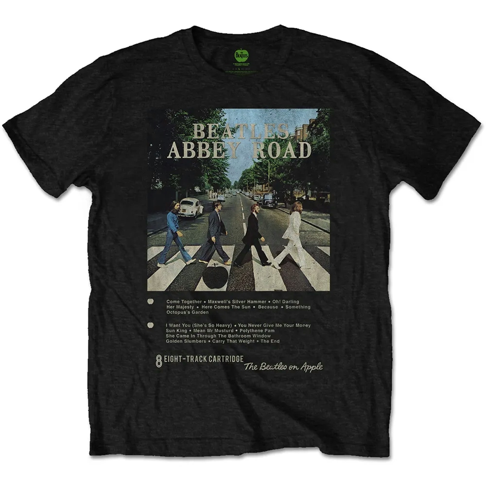 Album artwork for Unisex T-Shirt Abbey Road 8 Track by The Beatles