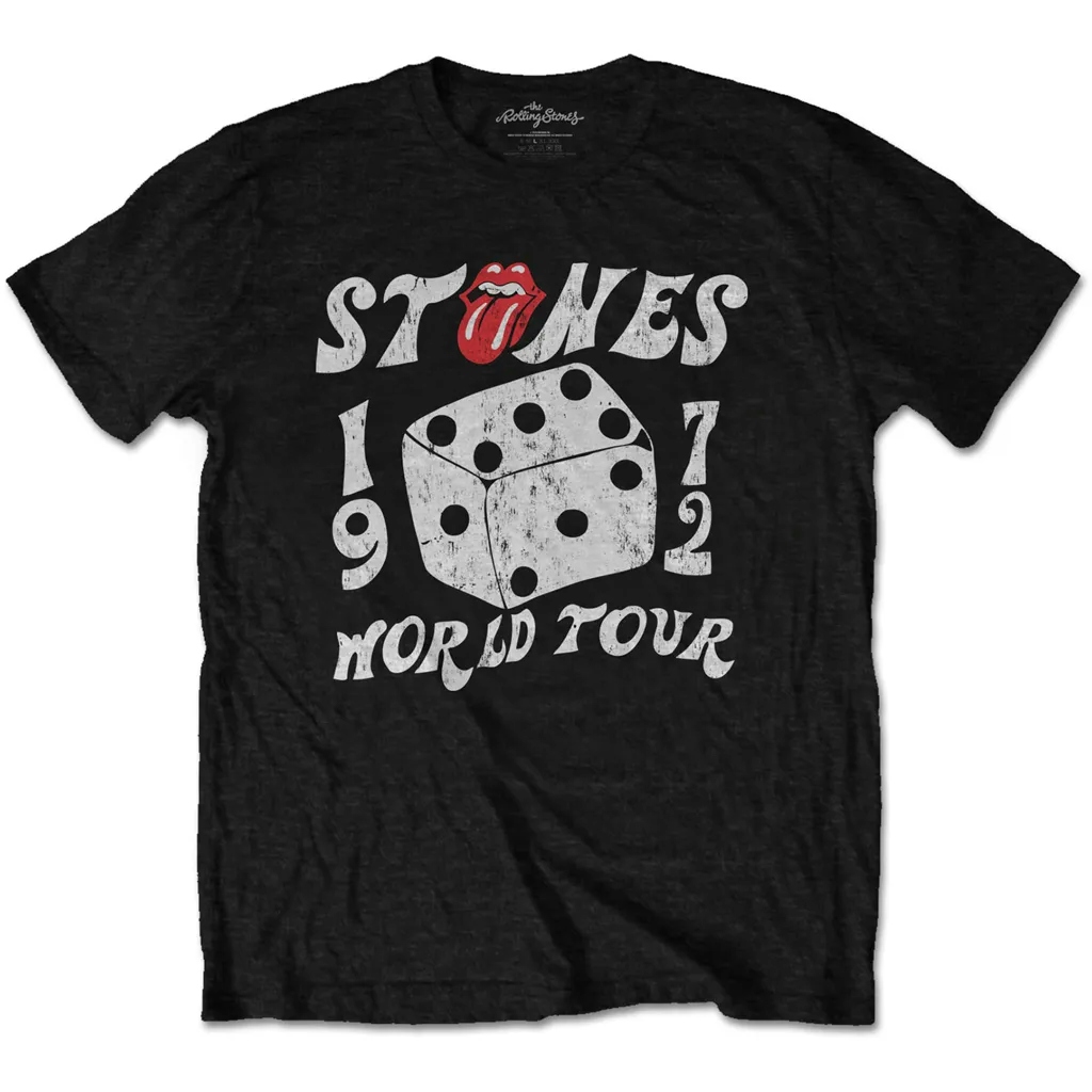 Album artwork for Unisex T-Shirt Dice Tour '72 Eco Friendly by The Rolling Stones