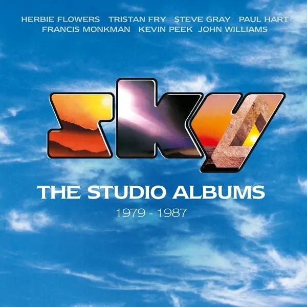 Album artwork for The Studio Albums 1979-1987: 8 Disc Clamshell Boxs by Sky