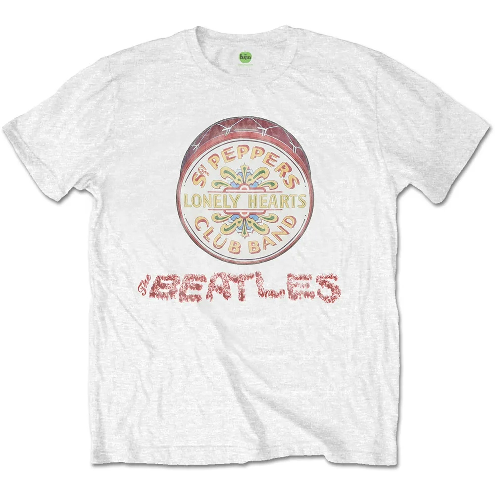 Album artwork for Unisex T-Shirt Flowers Logo & Drum by The Beatles