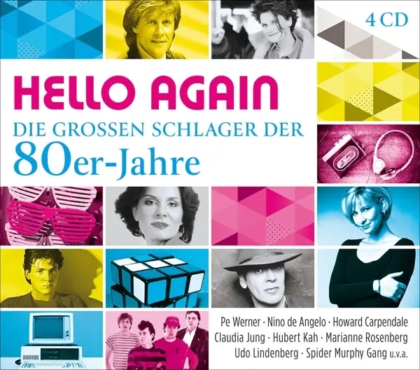 Album artwork for HELLO AGAIN-DIE GROßEN SCHLAGER DER 80ER-JAHRE by Various
