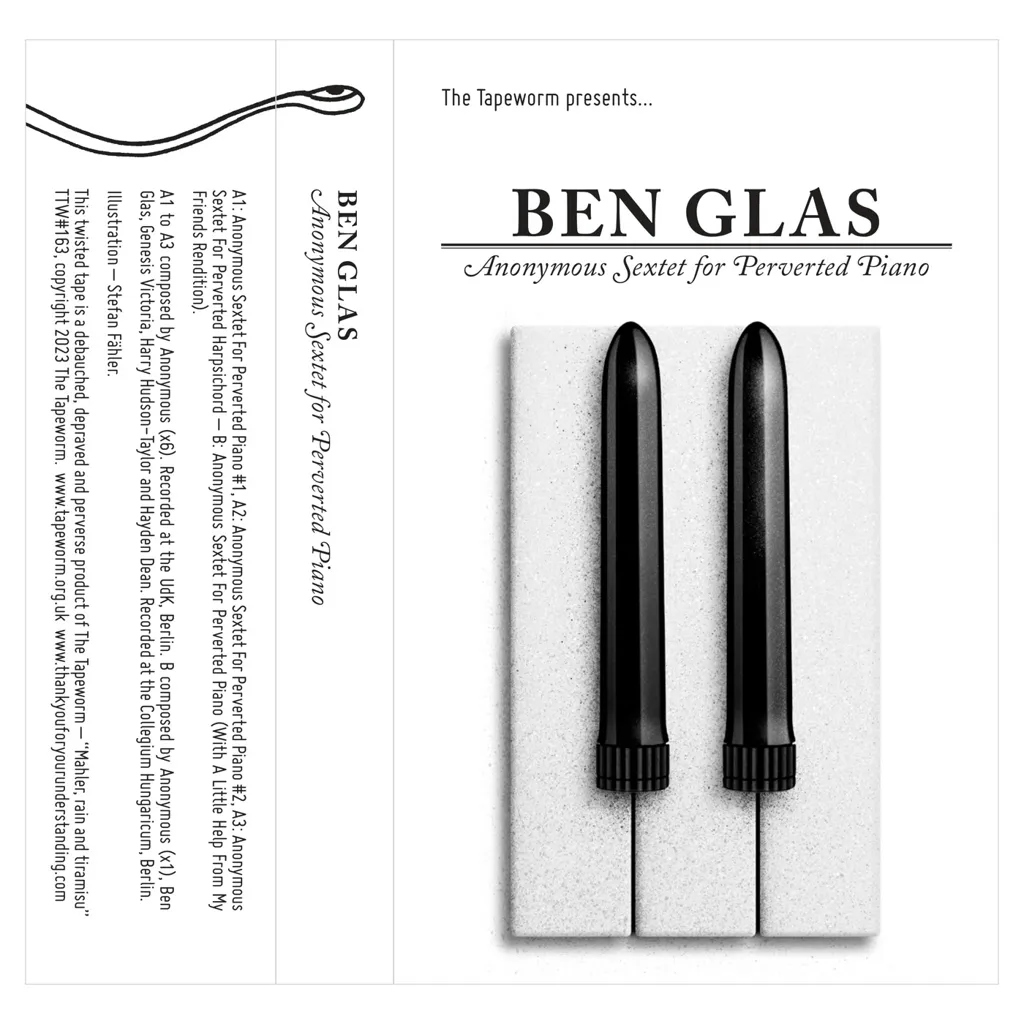 Album artwork for Anonymous Sextet For Perverted Piano by Ben Glas
