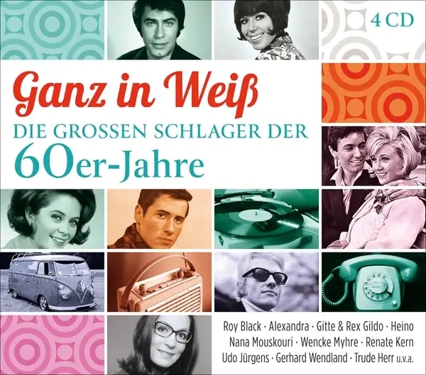 Album artwork for GANZ IN WEIß-DIE GROßEN SCHLAGER DER 60ER-JAHRE by Various