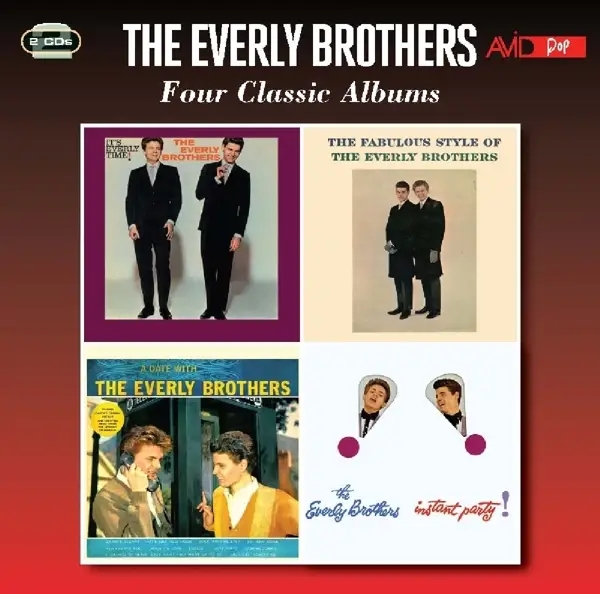 Album artwork for Four Classic Albums by Everly Brothers