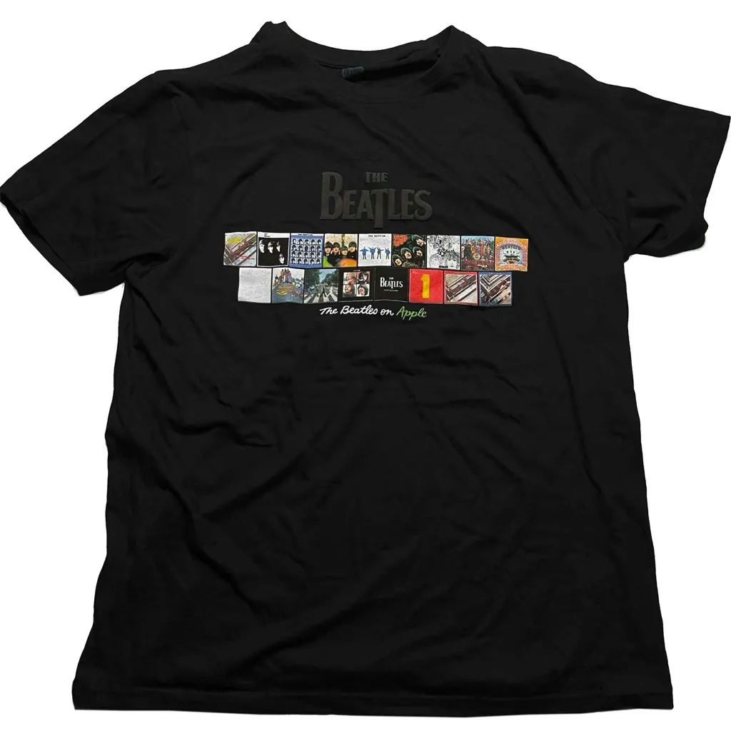 Album artwork for Unisex T-Shirt Albums on Apple Puff Print by The Beatles