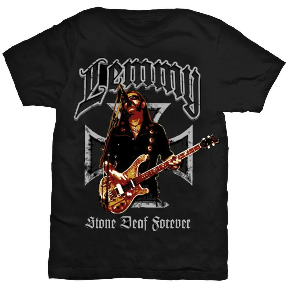 Album artwork for Unisex T-Shirt Iron Cross Stone Deaf Forever by Lemmy