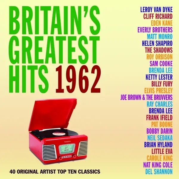 Album artwork for Britains Greatest Hits 62 by Various