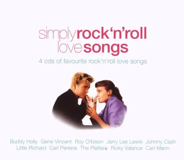 Album artwork for Simply Rock'n'Roll Love Songs by Various