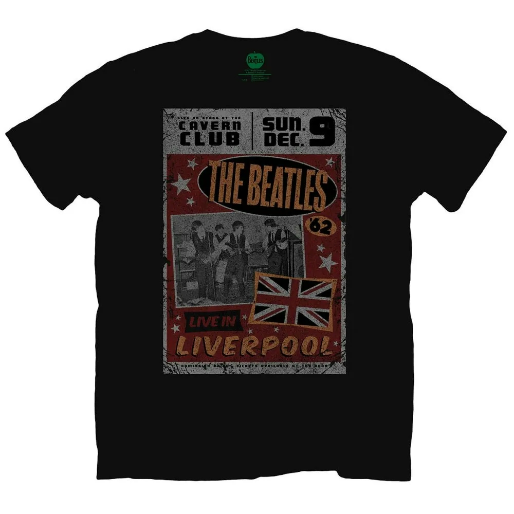 Album artwork for Unisex T-Shirt Live in Liverpool by The Beatles