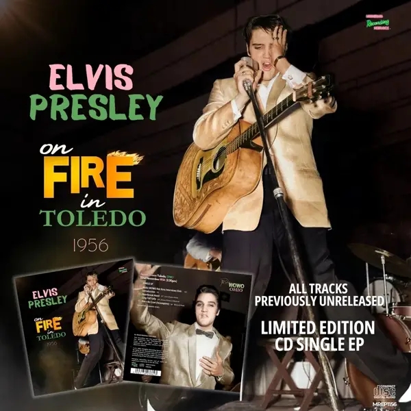 Album artwork for On Fire in Toledo 1956 by Elvis Presley