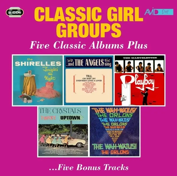 Album artwork for Classic Girl Groups-Five Classic Albums Plus by Various