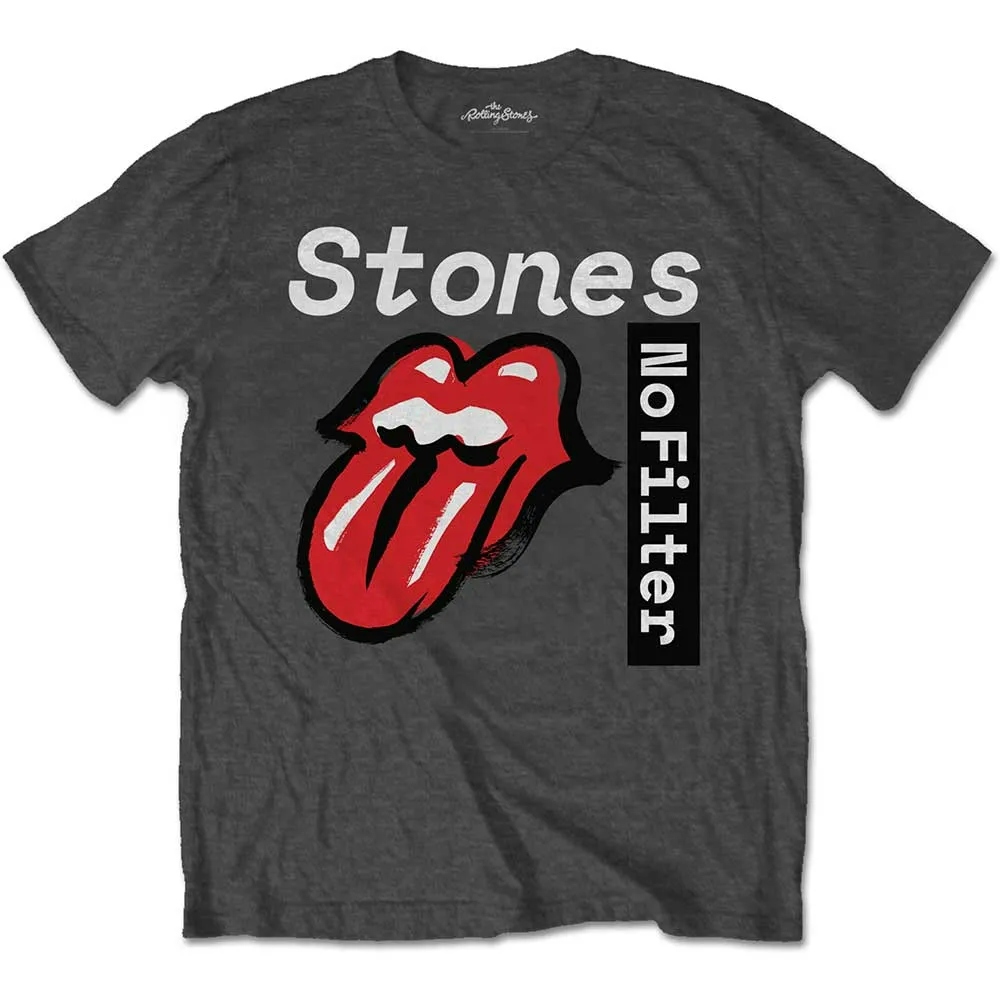 Album artwork for Unisex T-Shirt No Filter Text by The Rolling Stones