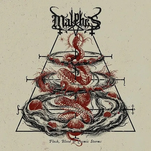 Album artwork for Flesh,Blood & Cosmic Storms by Malphas