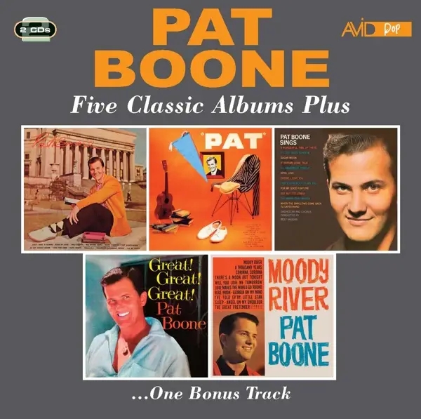 Album artwork for Five Classic Albums Plus by Pat Boone