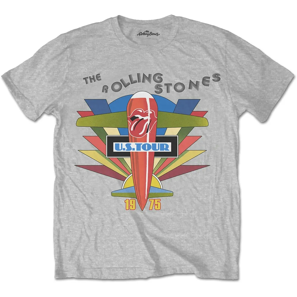 Album artwork for Unisex T-Shirt Retro US Tour 1975 by The Rolling Stones