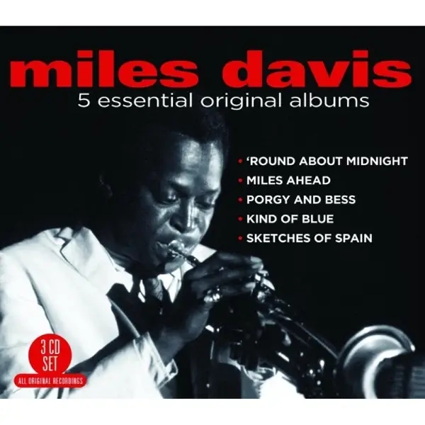 Album artwork for 5 Essential Original Albums by Miles Davis